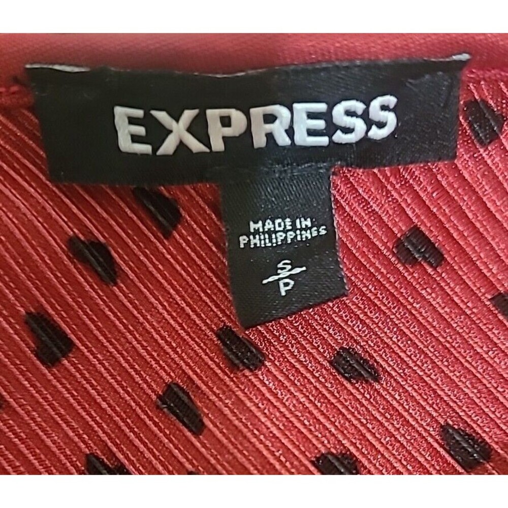 Express Rouched Red Crop Top Size Small - Picture 8 of 11